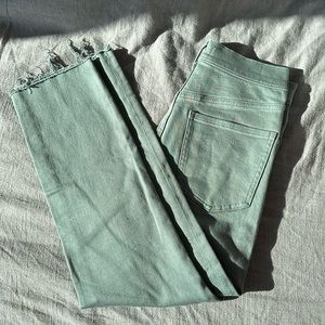 Green high rise jeans express